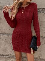 Rochie Tricotata Scurta Ebke Grena - imagine 3