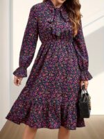 Rochie Midi Lilia Multicolora