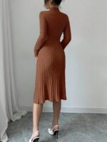 Rochie Midi Tricotata Sara Maro Deschis - imagine 2