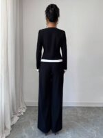 Compleu cu Pantalon Kiara Negru - imagine 2