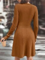 Rochie Tricotata Scurta Kalina Maro - imagine 2