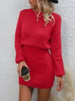 Rochie Scurta Tricotata Anaia Rosie