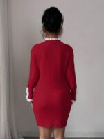 Rochie Scurta Tricotata Vivianna Rosie - imagine 2