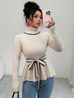 Pulover Tricotat Anna Bej - imagine 3