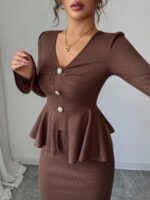 Compleu cu Fusta Lunga Ella Maro - imagine 4