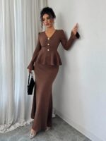 Compleu cu Fusta Lunga Ella Maro - imagine 3