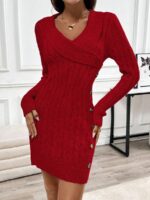 Rochie Scurta Tricotata Zeida Rosie - imagine 4