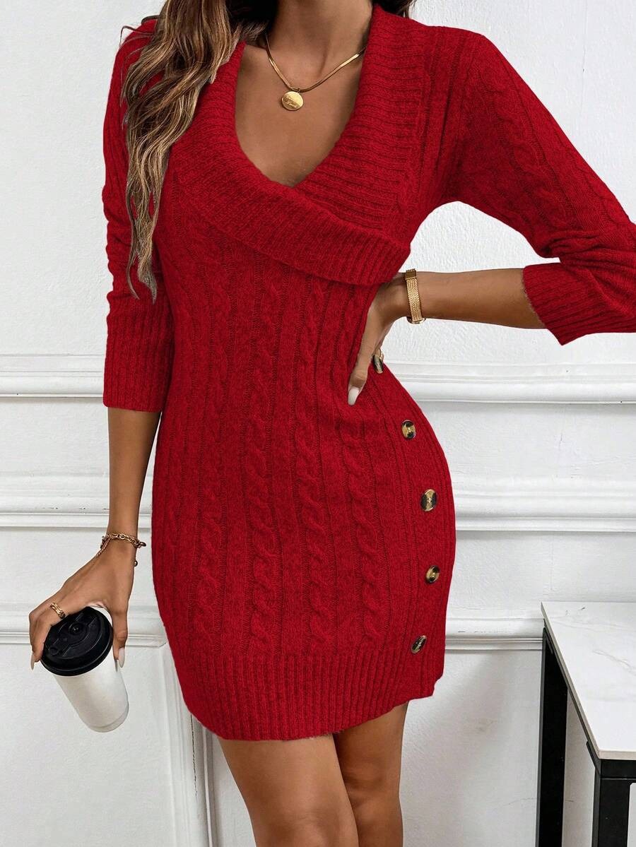 53 Rochie Scurta Tricotata Zeida Rosie - imagine 1