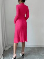 Rochie Midi Tricotata Sara Roz - imagine 2