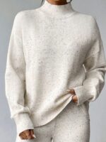 Pulover Tricotat Oriana Crem