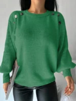 Pulover Tricotat Sonia Verde
