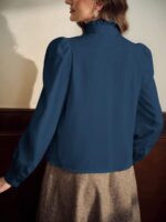 Bluza Dama Melania Bleumarin - imagine 2