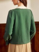 Bluza Dama Cristiana Verde - imagine 2