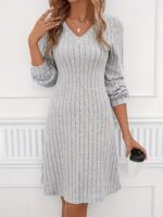 Rochie Scurta Mads Gri - imagine 2