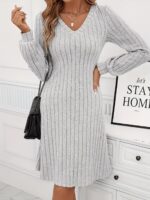 Rochie Scurta Mads Gri - imagine 3