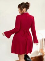 Rochie Scurta Kira Rosie - Marimi Mari - imagine 2