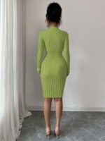 Rochie Scurta Tricotata Petra Vernil - imagine 2