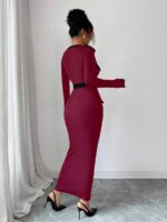 Rochie Lunga Selena Grena - imagine 2