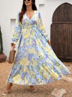 Rochie Lunga Mirela Multicolora
