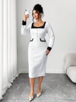 Rochie Midi Liliah Alba - Marimi Mari - imagine 3