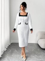 Rochie Midi Liliah Alba - Marimi Mari