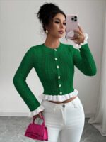 Pulover Tricotat Alla Verde