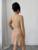 Rochie Scurta Tricotata Silke Maro - imagine 2
