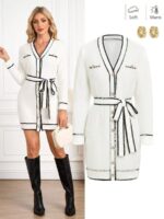 Rochie Scurta Alessia Alba din Blana Artificiala - imagine 3