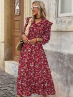 Rochie Midi Karina Rosie Inflorata