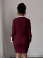 Rochie Scurta Tricotata Vivianna Grena - imagine 2