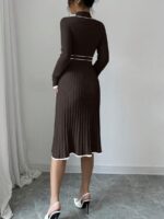 Rochie Midi Tricotata Selena Maro - imagine 2