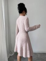Rochie Scurta Tricotata Julia Roz - imagine 2