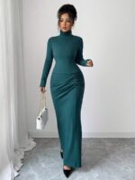Compleu cu Fusta Lunga Electra Turcoaz