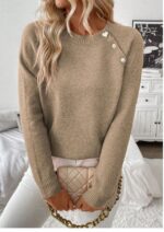 Pulover Tricotat Malibu Bej