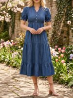 Rochie Midi Varvara din Denim
