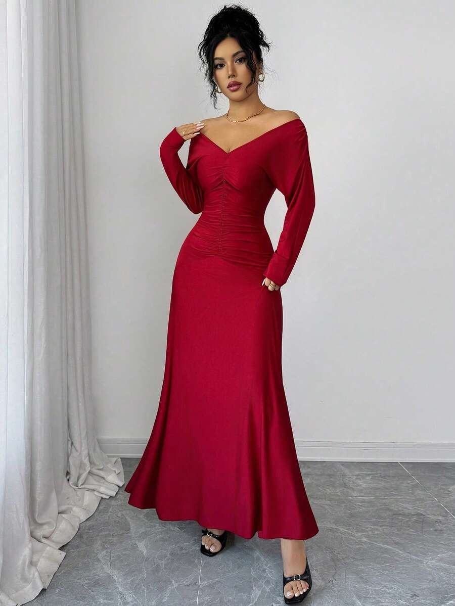 36 Rochie Lunga Estera Grena - imagine 1