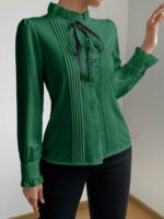 Camasa Dama Fiona Verde - imagine 3