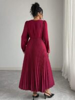 Rochie Lunga Simina Grena Plisata - Marimi Mari - imagine 2