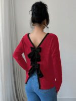 Bluza Dama Lorina Grena cu Funde Negre