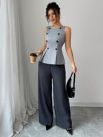 Compleu cu Pantalon Firat Gri