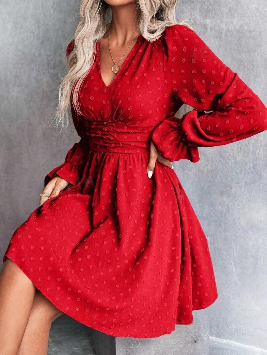 1 Rochie Scurta Karina Rosie - imagine 1