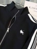 Trening Dama Jari Negru cu Dungi Albe - imagine 5