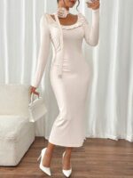 Rochie Midi Amalia Crem