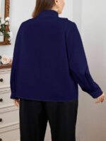 Camasa Dama Tina Bleumarin - Marimi Mari - imagine 2