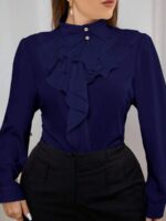 Camasa Dama Tina Bleumarin - Marimi Mari