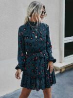 Rochie Scurta Yonna Animal Print