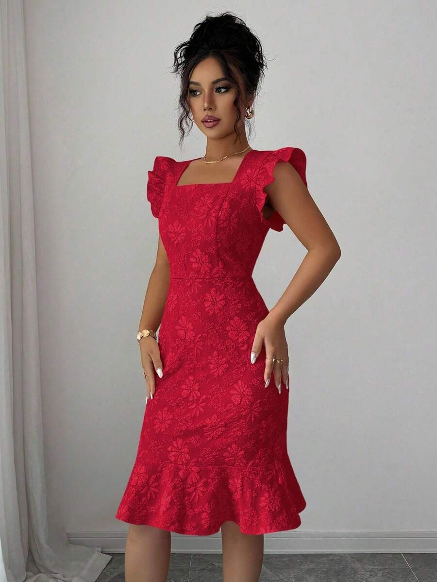 6 Rochie Scurta Aneska Rosie - imagine 1
