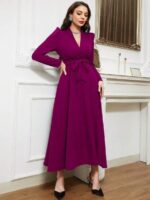 Rochie Lunga Manuela Violet
