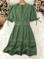 Rochie Scurta Ivanna Verde - imagine 2