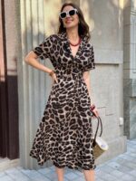 Rochie Midi Eriana Animal Print